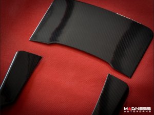 Alfa Romeo Stelvio Center Console Trim Set - Carbon Fiber - Two Piece Kit - Pre '20 - Feroce Carbon